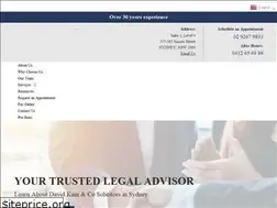 Sites similar to davidkamlawyers.com.au
