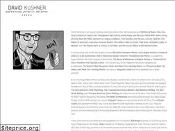 Sites similar to davidkushner.com