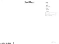 Sites similar to davidlangmusic.com