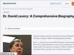 Sites similar to davidlavery.net