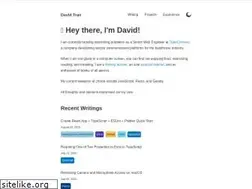 Sites similar to davidltran.com