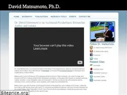 Sites similar to davidmatsumoto.com