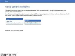 Sites similar to davidsebek.com