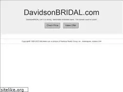 Sites similar to davidsonbridal.com