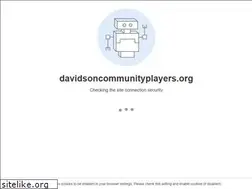 Sites similar to davidsoncommunityplayers.org