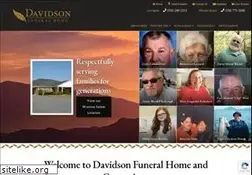 Sites similar to davidsonfuneralhome.net