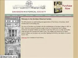 Sites similar to davidsonhistoricalsociety.org