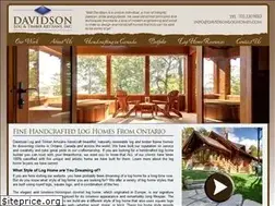 Sites similar to davidsonloghomes.com