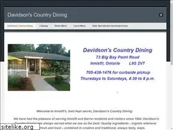 Sites similar to davidsonscountrydining.com