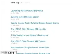 Sites similar to davidtulig.com