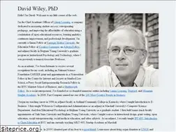 Sites similar to davidwiley.org
