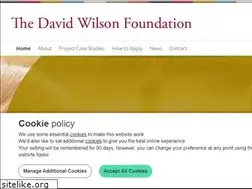 Sites similar to davidwilsonfoundation.com