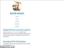 Sites similar to davidwinter.dev