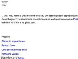 Sites similar to daviferreira.com