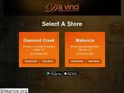 Sites similar to davincipizza.com.au