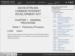 Sites similar to davis-stirling-act.com