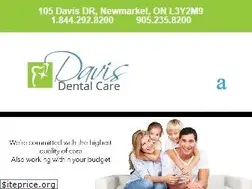 Sites similar to davisdentalcarenewmarket.com