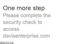 Sites similar to davisenterprise.com