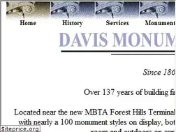 Sites similar to davismonuments.com