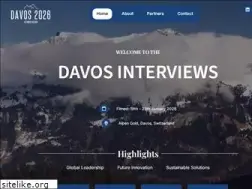 Sites similar to davosinterviews.com