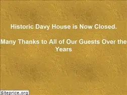Sites similar to davyhouse.com