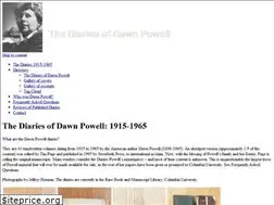 Sites similar to dawnpowelldiaries.com