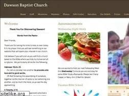 Sites similar to dawsonbaptistchurch.com