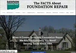 Sites similar to dawsonfoundationrepair.com
