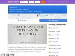 Sites similar to dayinhistory.net