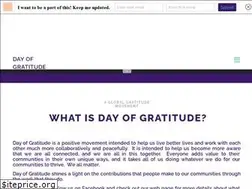 Sites similar to dayofgratitude.org