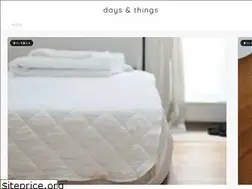 Sites similar to daysandthings.com