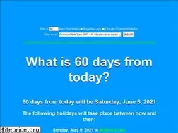 Sites similar to daysfromtoday.com