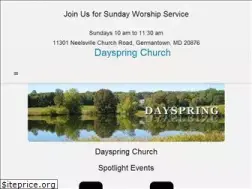 Sites similar to dayspringchurchmd.org