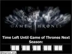Sites similar to daystillgameofthrones.com