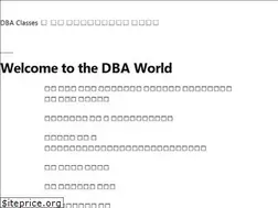 Sites similar to dbaclasses.co.in