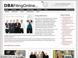 Sites similar to dbafilingonline.com