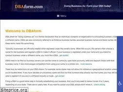 Sites similar to dbaform.com