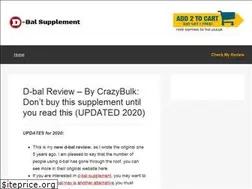 Sites similar to dbalsupplement.com