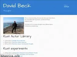 Sites similar to dbeck.github.io