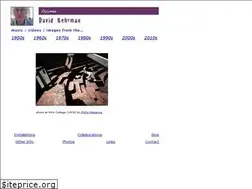 Sites similar to dbehrman.net