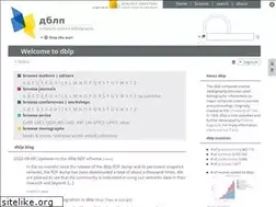 Sites similar to dblp.dagstuhl.de