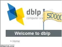 Sites similar to dblp.uni-trier.de