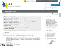 Sites similar to dblp1.uni-trier.de