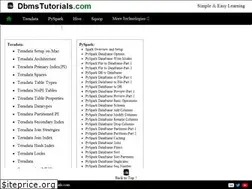 Sites similar to dbmstutorials.com