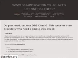 Sites similar to dbsapplication.co.uk
