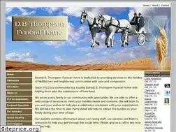Sites similar to dbthompsonfuneralhome.com