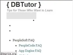 Sites similar to dbtutor.com