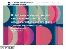 Sites similar to dbv-bundeskongress.de