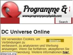Sites similar to dc-universe.programmeundspiele.com