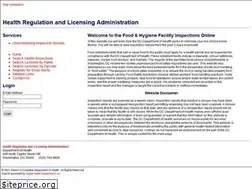 Sites similar to dc.healthinspections.us